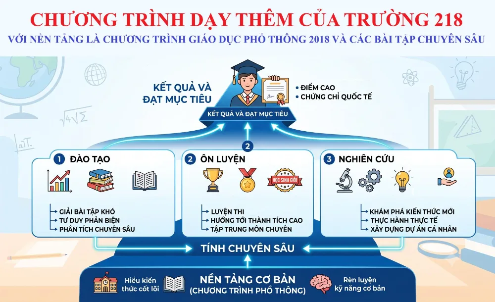 Mô hình phát triển năng lực - Trường 218